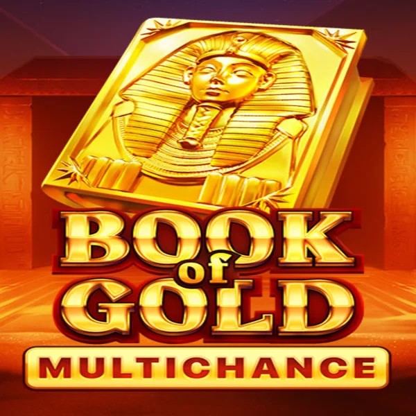 Book of Gold Multichance game by Playson – logo hosted on Ninlay Casino