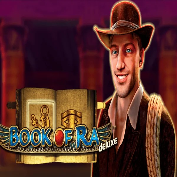 Book of Ra Deluxe logo by Novomatic Ninlay Casino