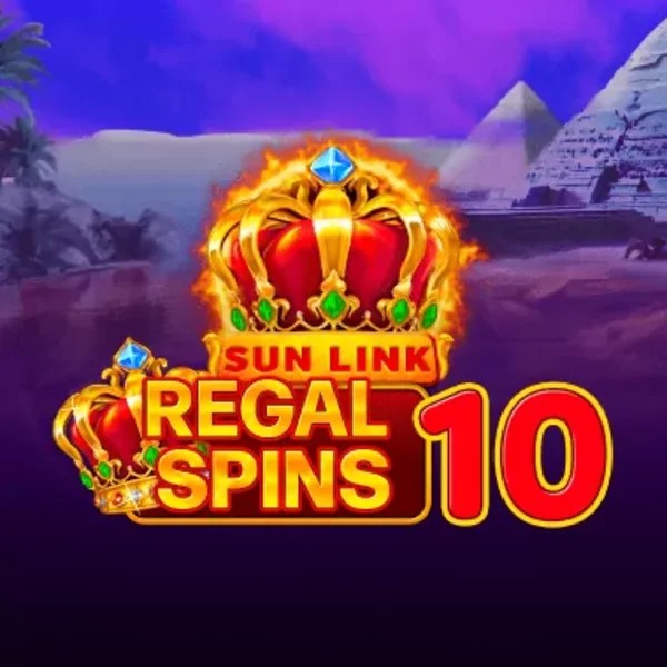 Regal Spins 10 game by PatePlay – logo hosted on Ninlay Casino